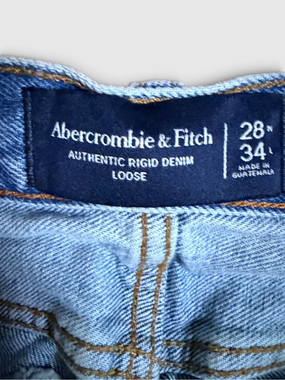 Abercrombie & Fitch Light Blue Straight Jeans - Picture 5 of 8